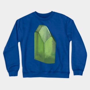 Peridot Crystal August Birthstone Crewneck Sweatshirt